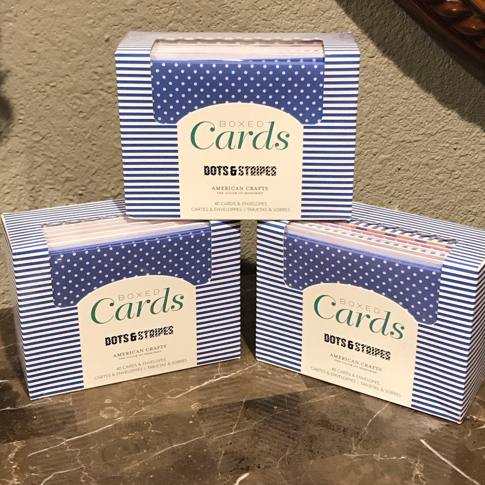 American Crafts 40 count Cards & Envelopes Bundle of (3)